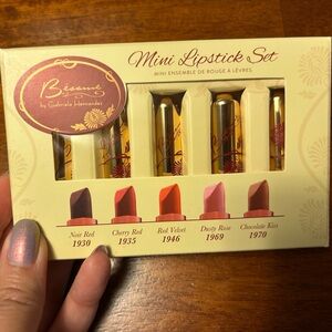Besame mini lipstick set nwot